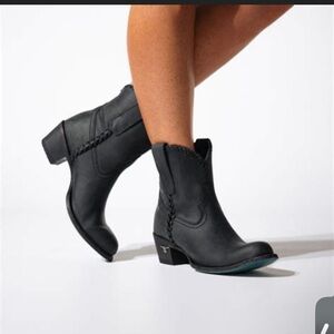 Lane plane Jane bootie Black Heeled  Boots